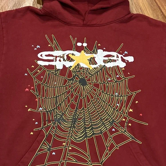 Sp5der world wide hoodie Sz XL